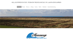Desktop Screenshot of pension-meereswoge.de