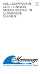 Mobile Screenshot of pension-meereswoge.de